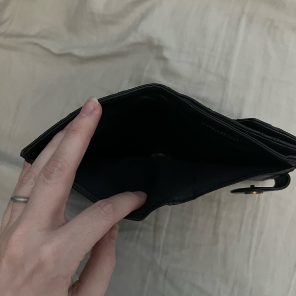 Chanel Black Quilted Lambskin Leather French Purse Wallet - Picture 12 of 16